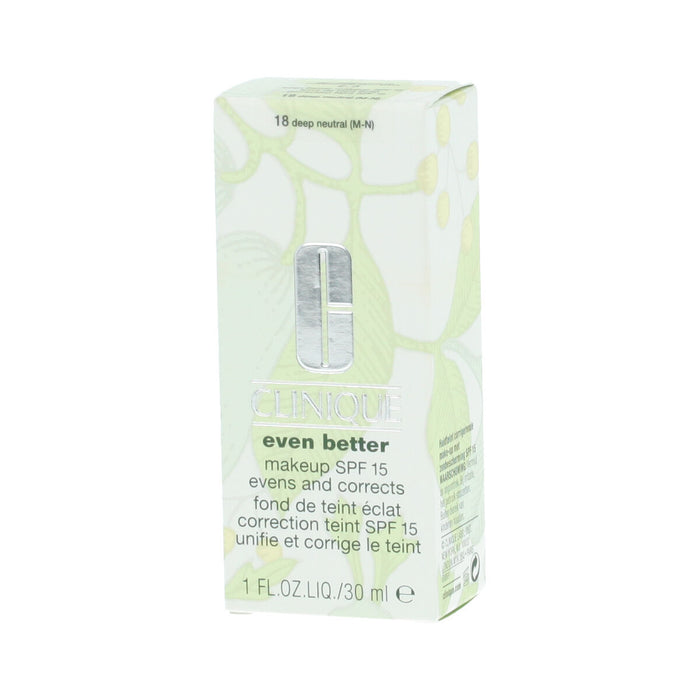 Base per Trucco Fluida Clinique Even Better Nº 18 Deep Neutral M-N 30 ml Spf 15