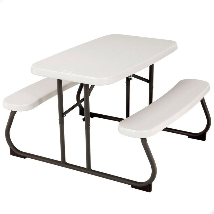Mesa Infantil Lifetime Crema Plegable Pícnic 82,5 x 53,5 x 90 cm Acero Plástico