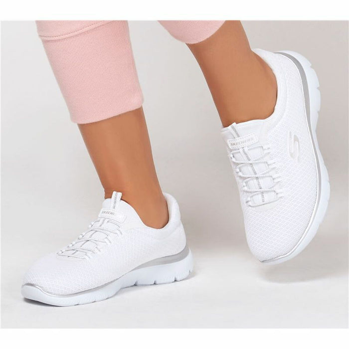 Zapatillas Deportivas Mujer Skechers Summits Blanco