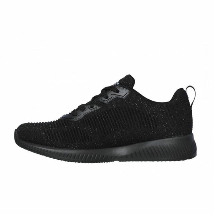 Zapatillas Deportivas Mujer Skechers Bobs Squad Total Glam Negro