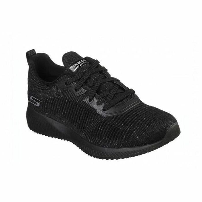 Zapatillas Deportivas Mujer Skechers Bobs Squad Total Glam Negro