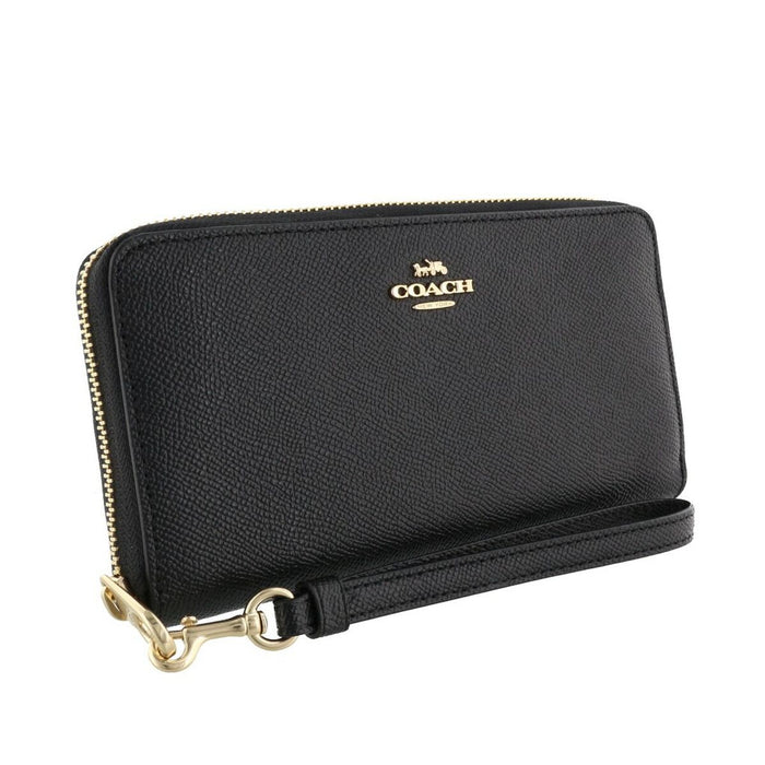 Monedero Coach C3441-IMBLK Negro Piel 19 x 10 cm