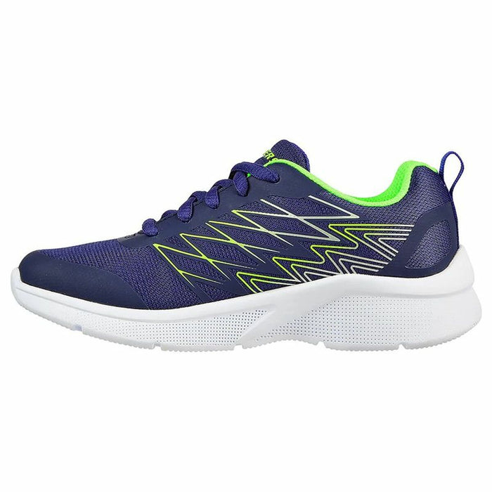 Zapatillas Deportivas Infantiles Skechers Microspec Quick Sprint Azul marino