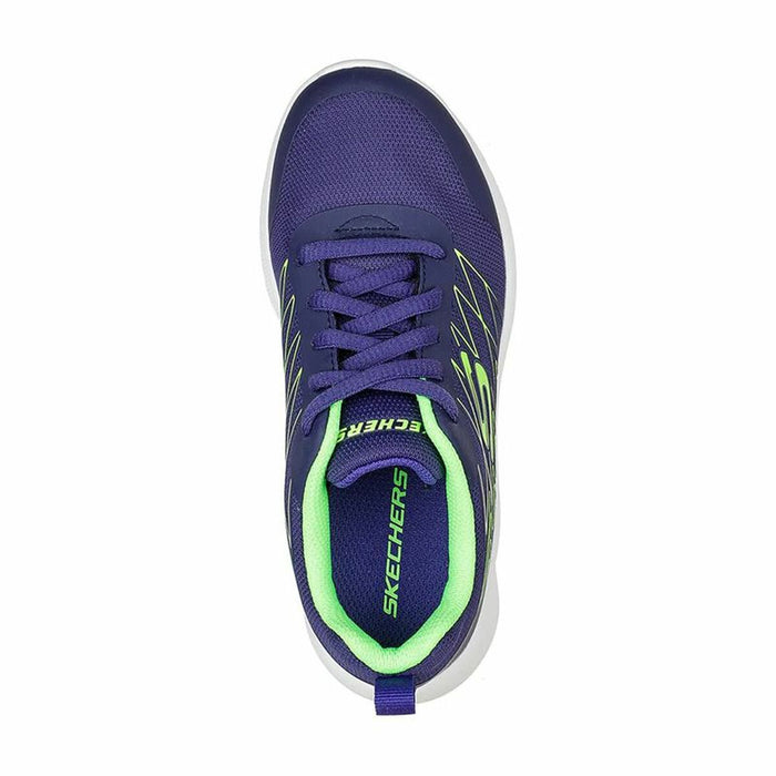 Zapatillas Deportivas Infantiles Skechers Microspec Quick Sprint Azul marino