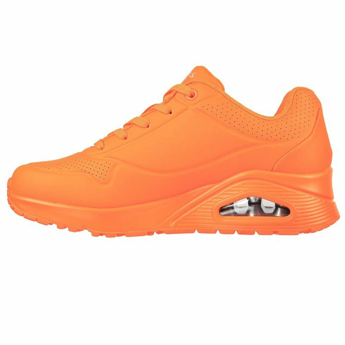 Zapatillas Deportivas Mujer Skechers Uno - Night Shades Naranja