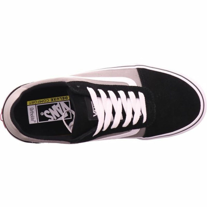 Scarpe da Tennis Casual Uomo Vans Ward Deluxe Nero Grigio