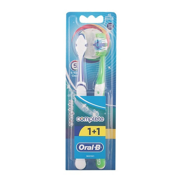 Toothbrush Complete 5 Ways Clean Oral-B (2 uds)
