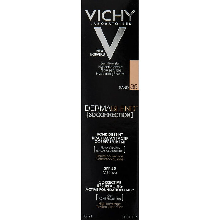 Base per Trucco Fluida Vichy Dermablend D Correction 35-sand (30 ml)
