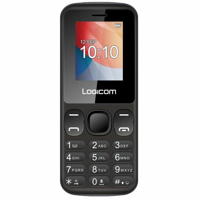 Teléfono Móvil Logicom  Posh 186 32 MB Negro