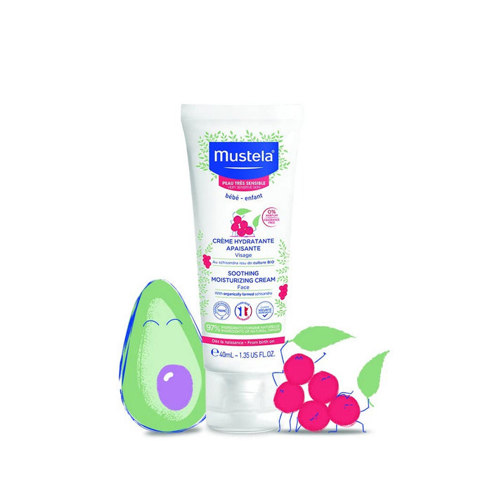 Crema Viso Idratante per Neonati Mustela 40 ml