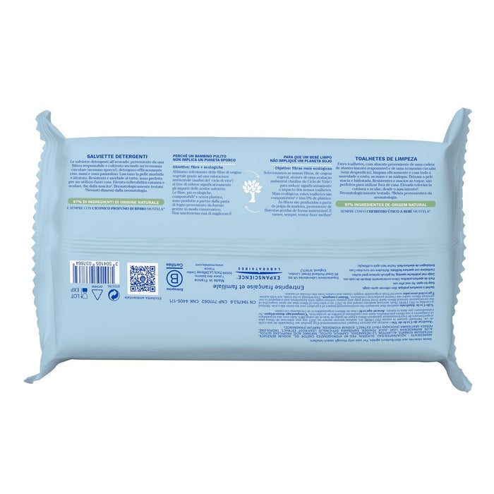 Salviettine Umidificate Mustela 60 Unità