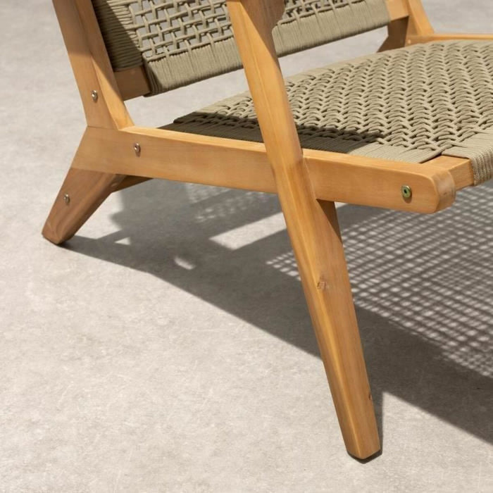 Silla de Jardín Merida Madera de acacia 81 x 67 x 71 cm
