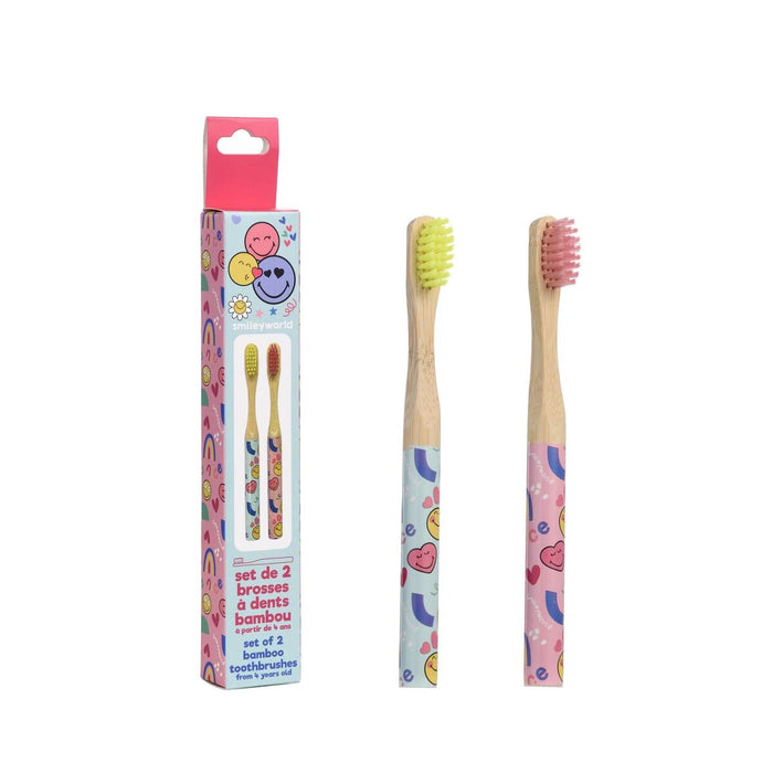 Cepillo de Dientes Take Care Smiley World (2 Piezas)