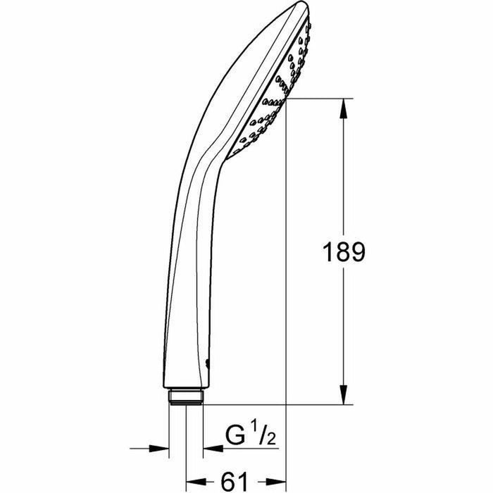 Alcachofa de Ducha Grohe Vitalio Joy 110 1 Posición