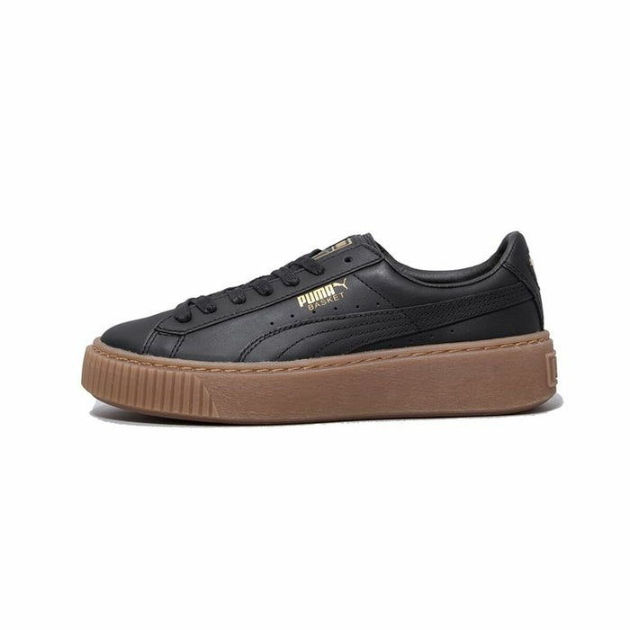 Zapatillas Casual de Mujer Puma Basket Platform Core Negro