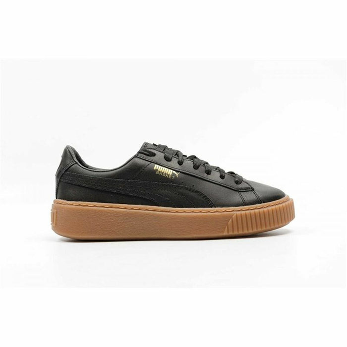 Zapatillas Casual de Mujer Puma Basket Platform Core Negro