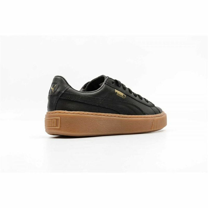 Zapatillas Casual de Mujer Puma Basket Platform Core Negro