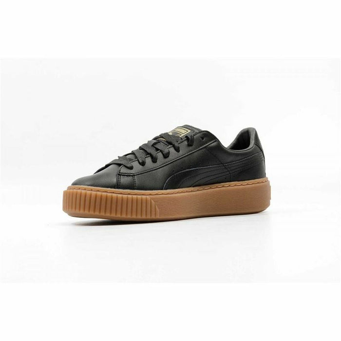 Zapatillas Casual de Mujer Puma Basket Platform Core Negro