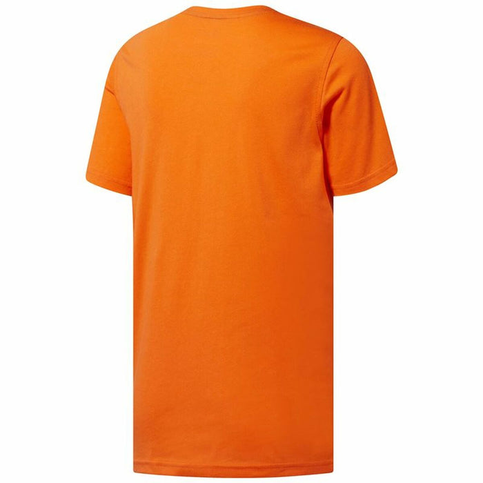 Men’s Short Sleeve T-Shirt Reebok Sportswear Rebelz Orange