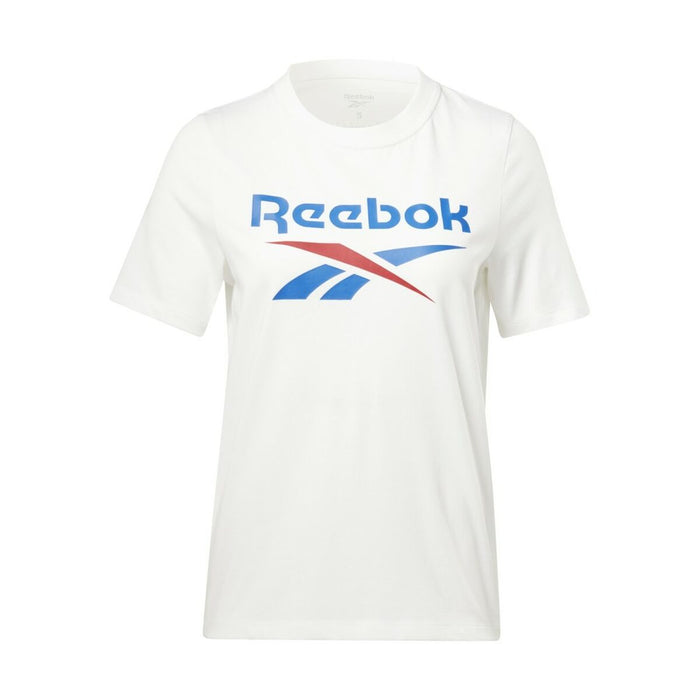Camiseta de Manga Corta Mujer Reebok  TEE HT6203 Blanco