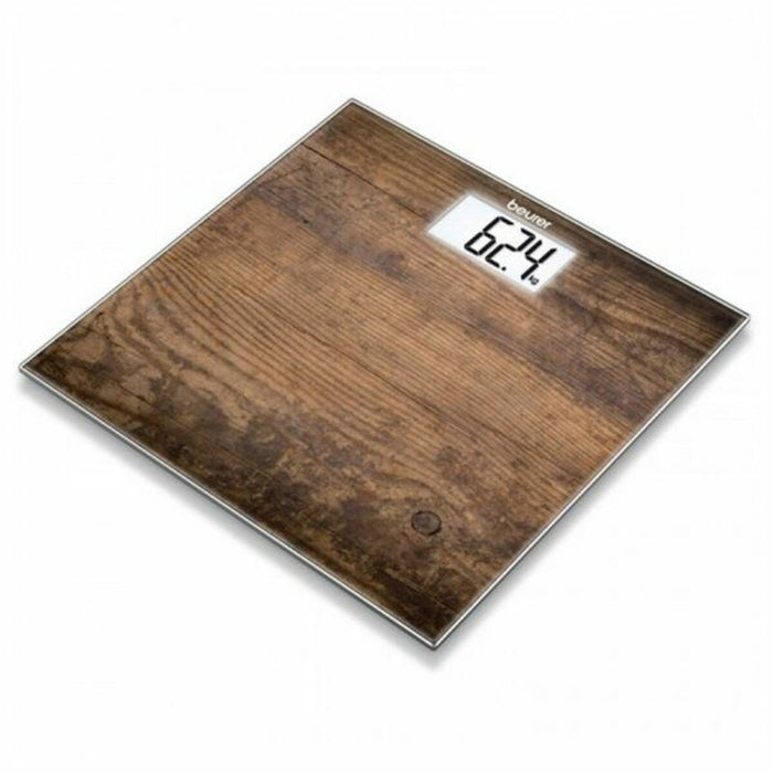 Digital Bathroom Scales Beurer 756.32 Glass Wood