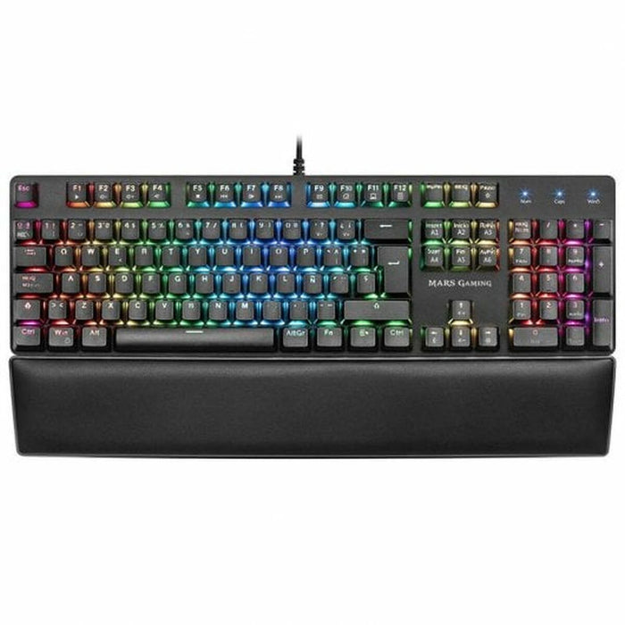 Teclado Gaming Tacens MK5BES Azul Negro Qwerty Español