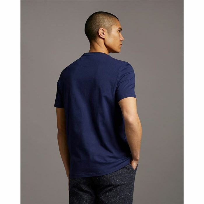Camiseta de Manga Corta Hombre Lyle & Scott V1-Plain  Azul marino Hombre