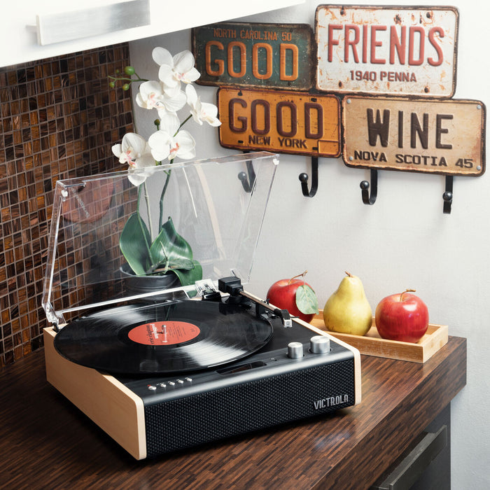 Tocadiscos Victrola Eastwood Hi-Fi Negro