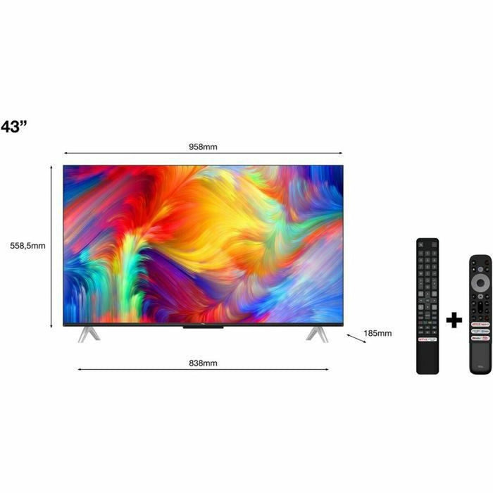 Televisión TCL 43P637 43" 4K Ultra HD