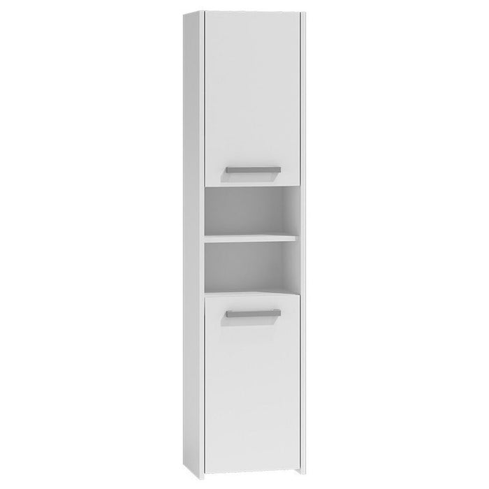 Mueble Auxiliar Top E Shop S40 BIEL Baño y ducha Blanco Plateado Laminado ABS Plástico Aglomerado