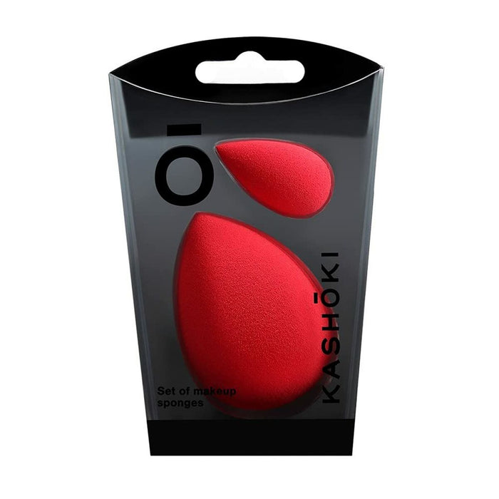 Spugnetta per il Trucco Kashōki Rosso (2 Pezzi)