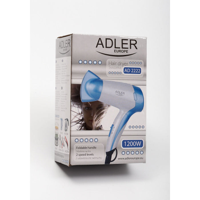 Secador de Pelo Adler AD 2222 Azul Blanco Blanco/Azul Azul/Blanco 1200 W