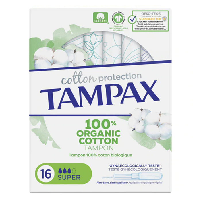 Super Tampons ORGANIC Tampax Tampax Organic Super (16 uds) (16 Units)