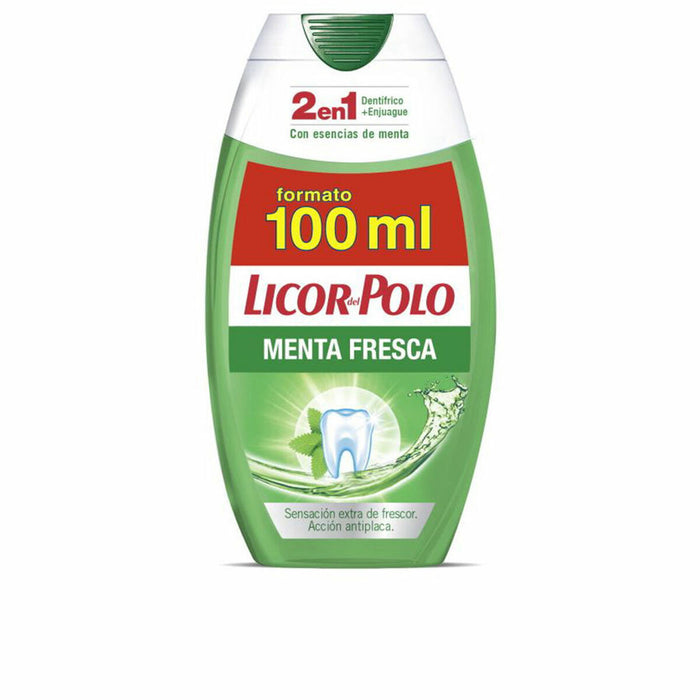 Pasta de Dientes Licor Del Polo   Menta 2 en 1 100 ml