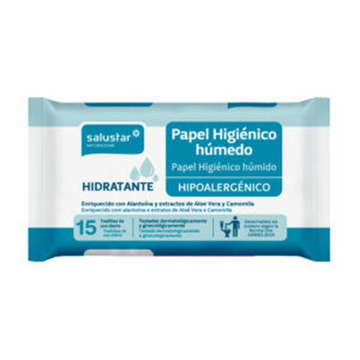 Salviettine Umidificate Salustar Ipoallergenico (Monouso) (Fragranza duratura) (15 uds)