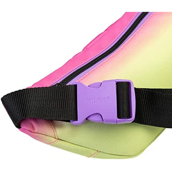 Marsupio Milan Sunset Rosa Giallo (30 x 15 x 8,5 cm)
