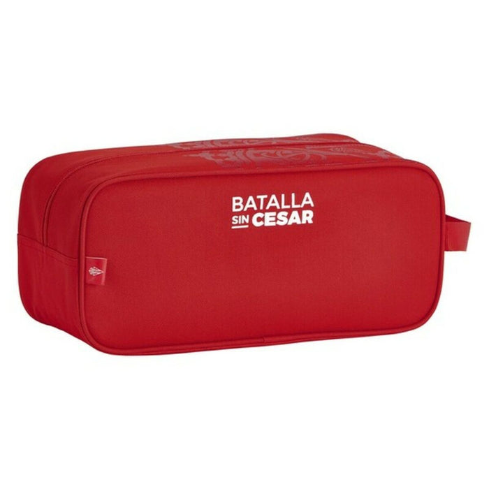 Zapatillero de Viaje Sevilla Fútbol Club Rojo (34 x 15 x 14 cm)