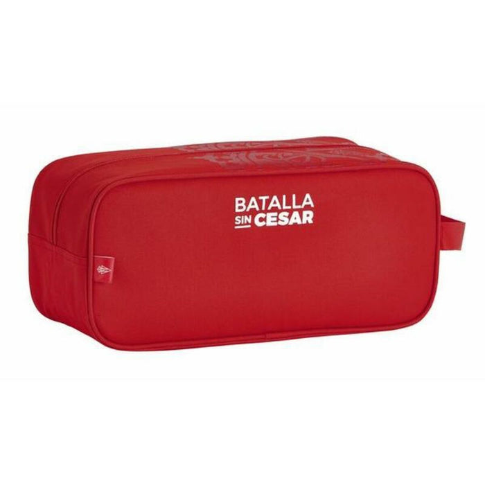 Zapatillero de Viaje Sevilla Fútbol Club Rojo (34 x 15 x 14 cm)
