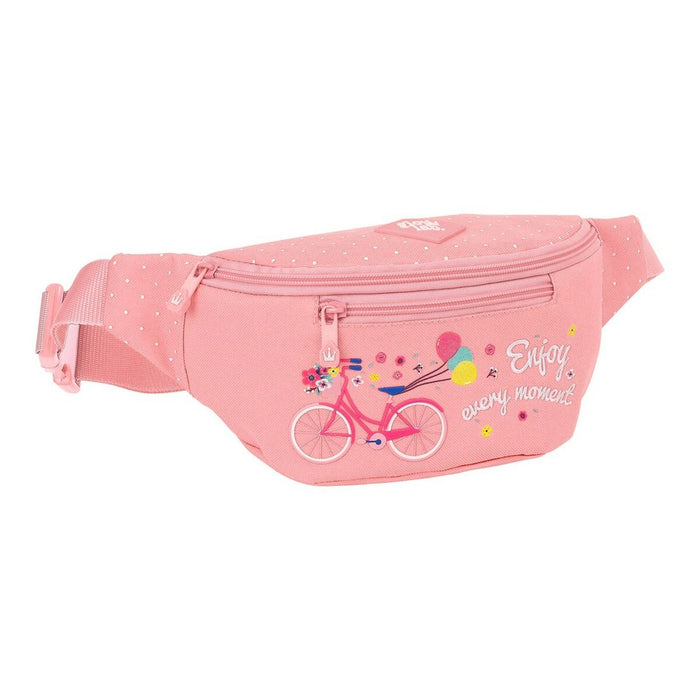 Riñonera Glow Lab Enjoy the ride Coral (23 x 12 x 9 cm)
