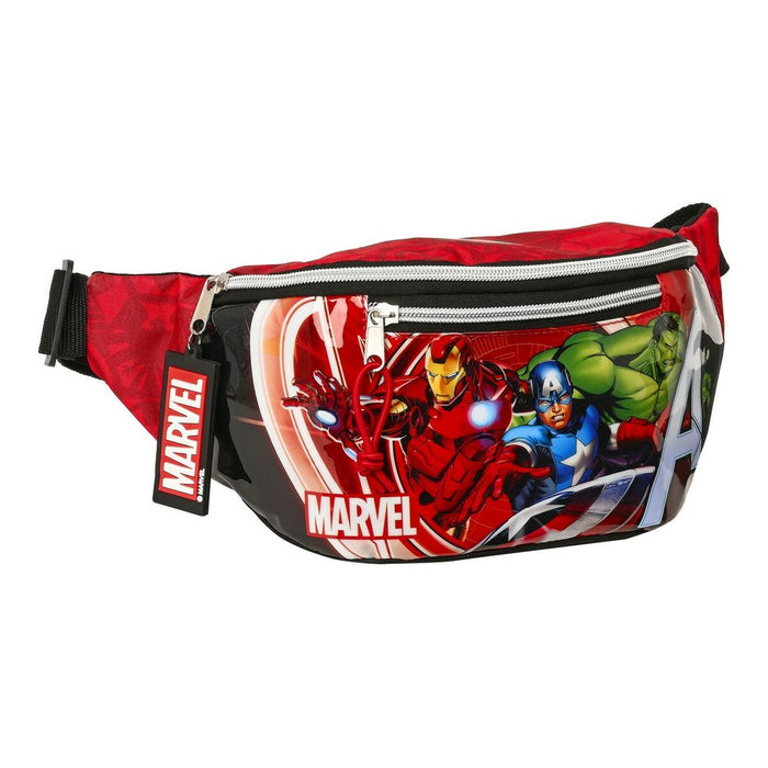 Riñonera The Avengers Infinity Rojo Negro (23 x 12 x 9 cm)