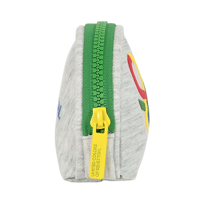 Portamonete Benetton Pop Grigio (9.5 x 7 x 3 cm)