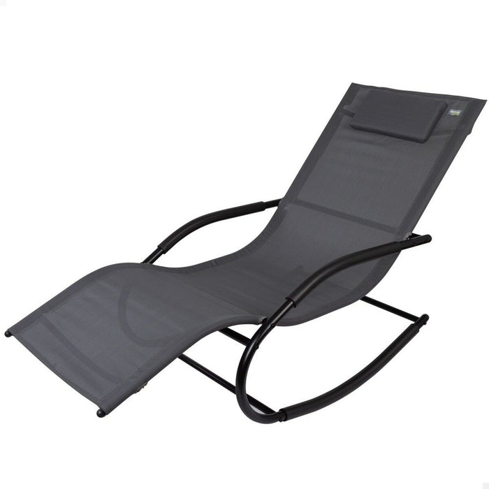 Sun-lounger Aktive Black 158 x 83 x 56 cm