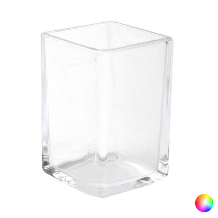 Portacepillos de Dientes Cristal (6,5 x 10 x 6,5 cm)
