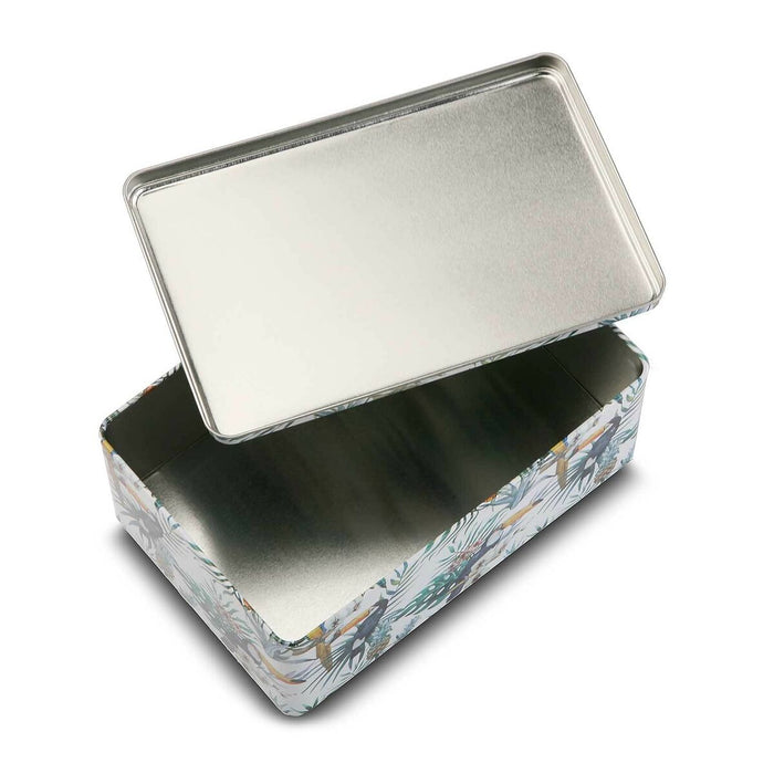 Scatola di Metallo Versa Tropicale (11 x 7,1 x 18 cm)