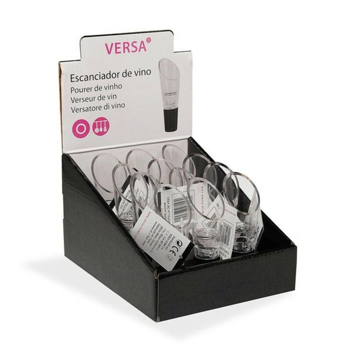 Wine Dispenser Stopper Versa Steel Silicone Plastic ABS