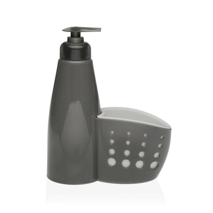Dispensador de Jabón Versa Gris Polietileno Poliestireno Polipropileno (19 x 13 x 7 cm)