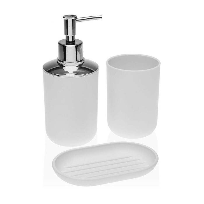 Set da Bagno Versa Bianco polipropilene (7,5 x 18 x 7,5 cm)