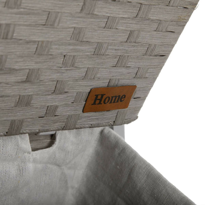 Bathroom Shelves Versa Grey 4 Baskets Wood Cotton Rattan 35 x 125 x 35 cm