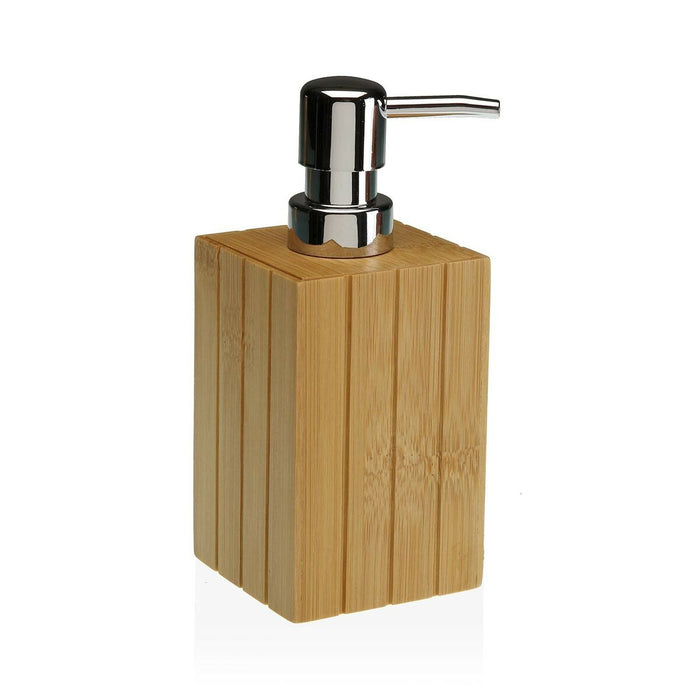 Dispenser di Sapone Versa Marrone Bambù (7 x 16,5 x 7 cm)