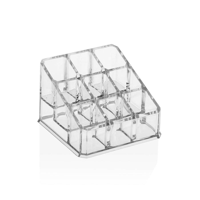 Organizador de Maquillaje Versa Poliestireno Baño y ducha 9,2 x 6,6 x 9,2 cm